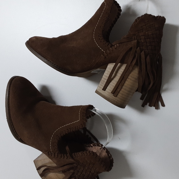 Ariat ankle boots Unbridled women suede Lilybootie whiskey in size 9 - Picture 5 of 14